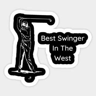 Best Swinger in the West Sticker